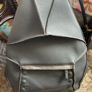 Hammitt Charcoal Leather Backpack